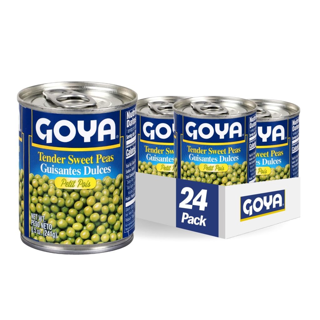 Goya Foods Tender Sweet Peas, 8.5-Ounce (Pack of 24)