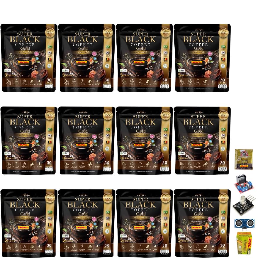 Arabica Robusta 150g Mikeosuperblackcoffee Coffee 36in1 Roasted Set 12