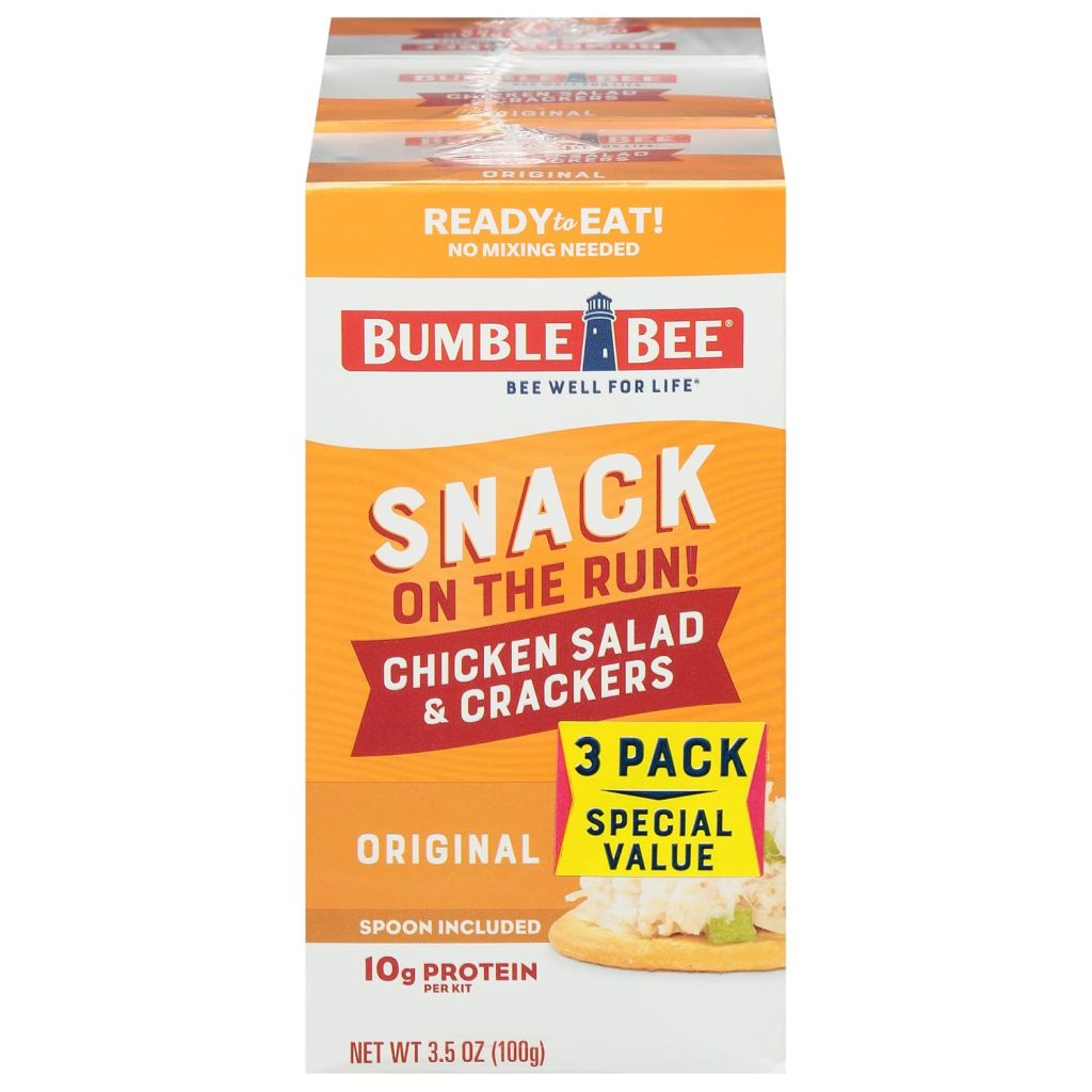 Bumble Bee Snack On The Run! Original Chicken Salad Kit (Pack of 3)