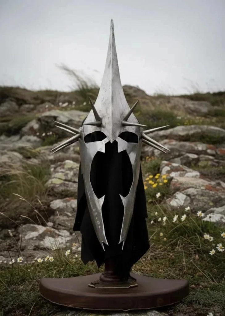 Dark Medieval Witch King Costume, Gothic Fantasy Full Body Armor Robe, Black Warrior Cosplay Outfit, LARP Costume, Halloween Costume