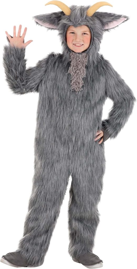 Deluxe Children's Goat Costume | Farm Animal Outfit for Kids - Perfect for Halloween, School Plays, and Dress-Up