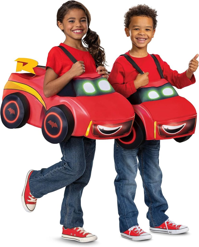 Disguise Redbird 3D Vehicle Costume, Official Batwheels Toddler Dress Up Accessory, Up to Size 6