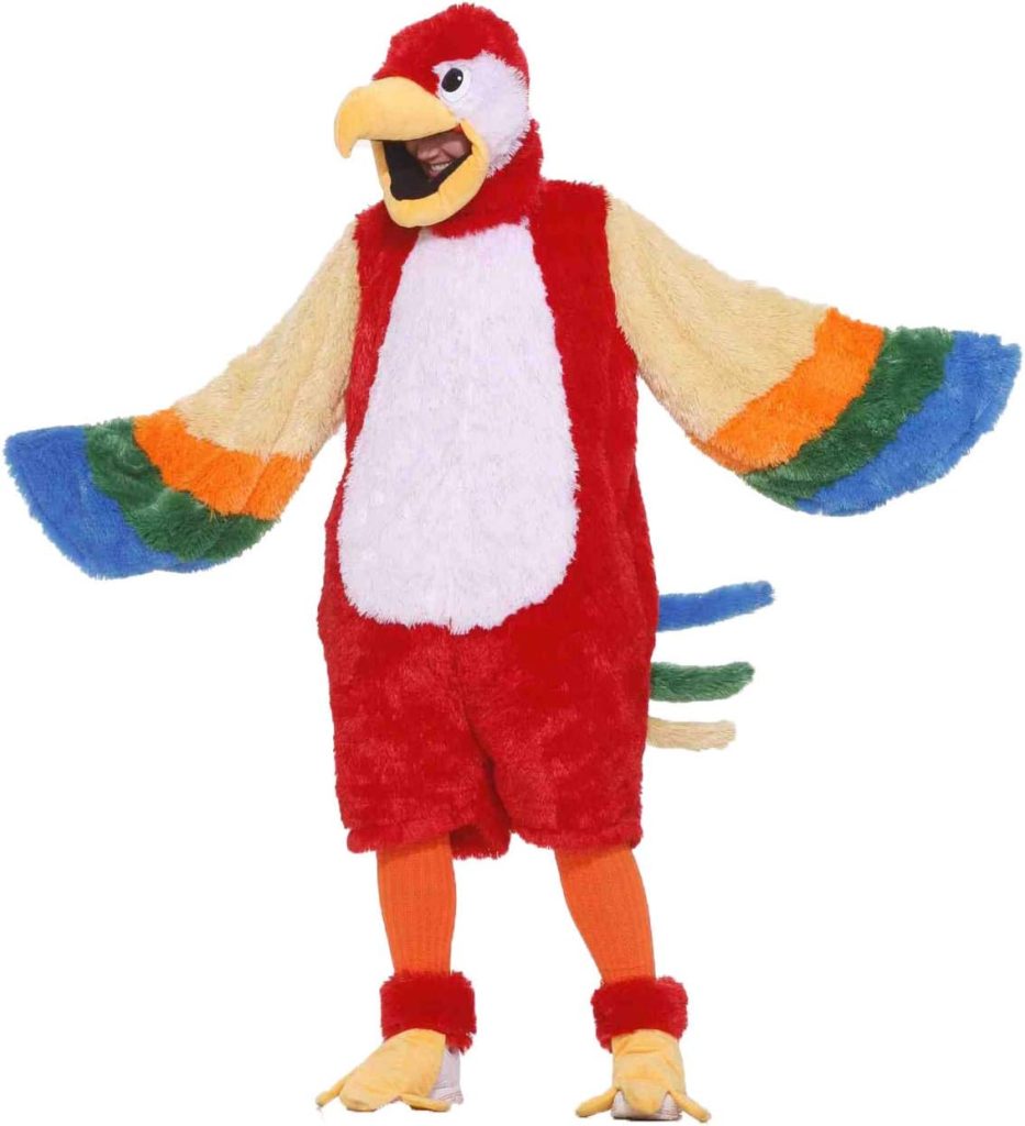 Forum Deluxe Plush Parrot Mascot Costume