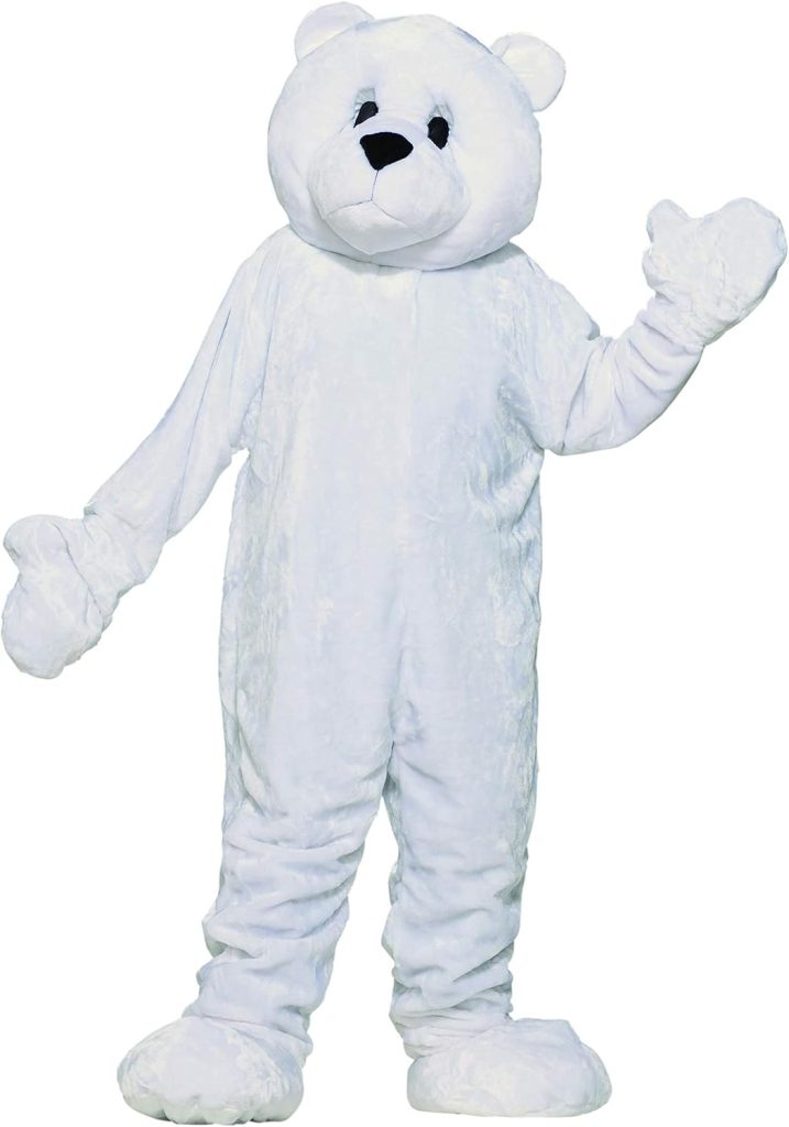 Forum Deluxe Plush Polar Bear Mascot Costume