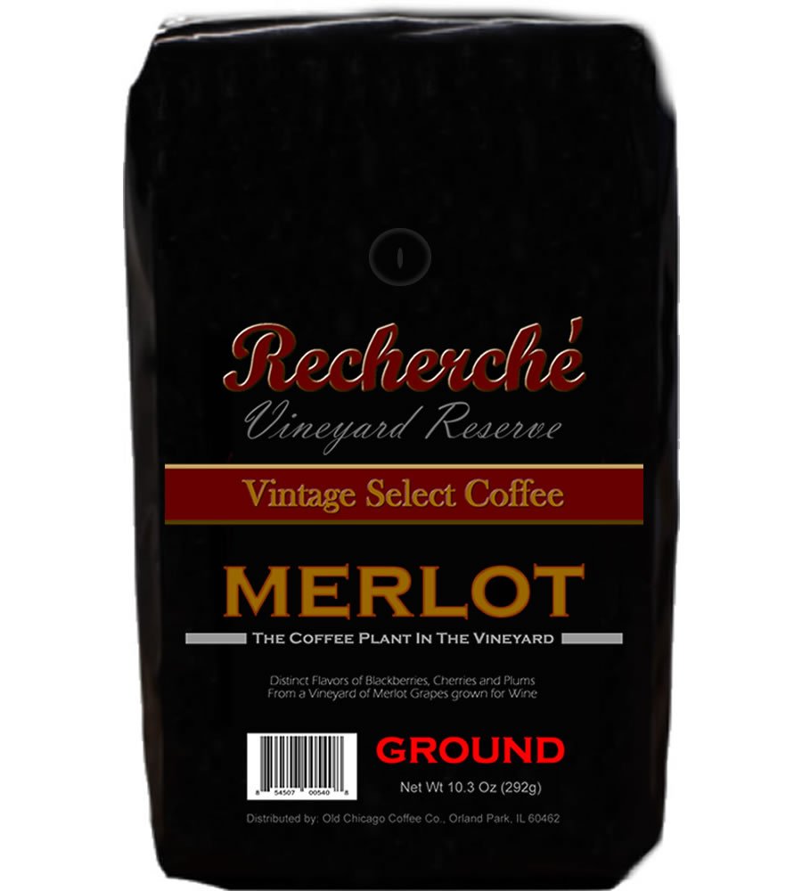 Genuine Recherché Merlot Coffee, Medium Roast, 1