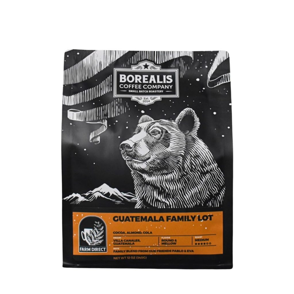Guatemala - Pablo's Family Lot - Roasted by Borealis Coffee Company - Whole Bean Coffee - 5 Pound Bag