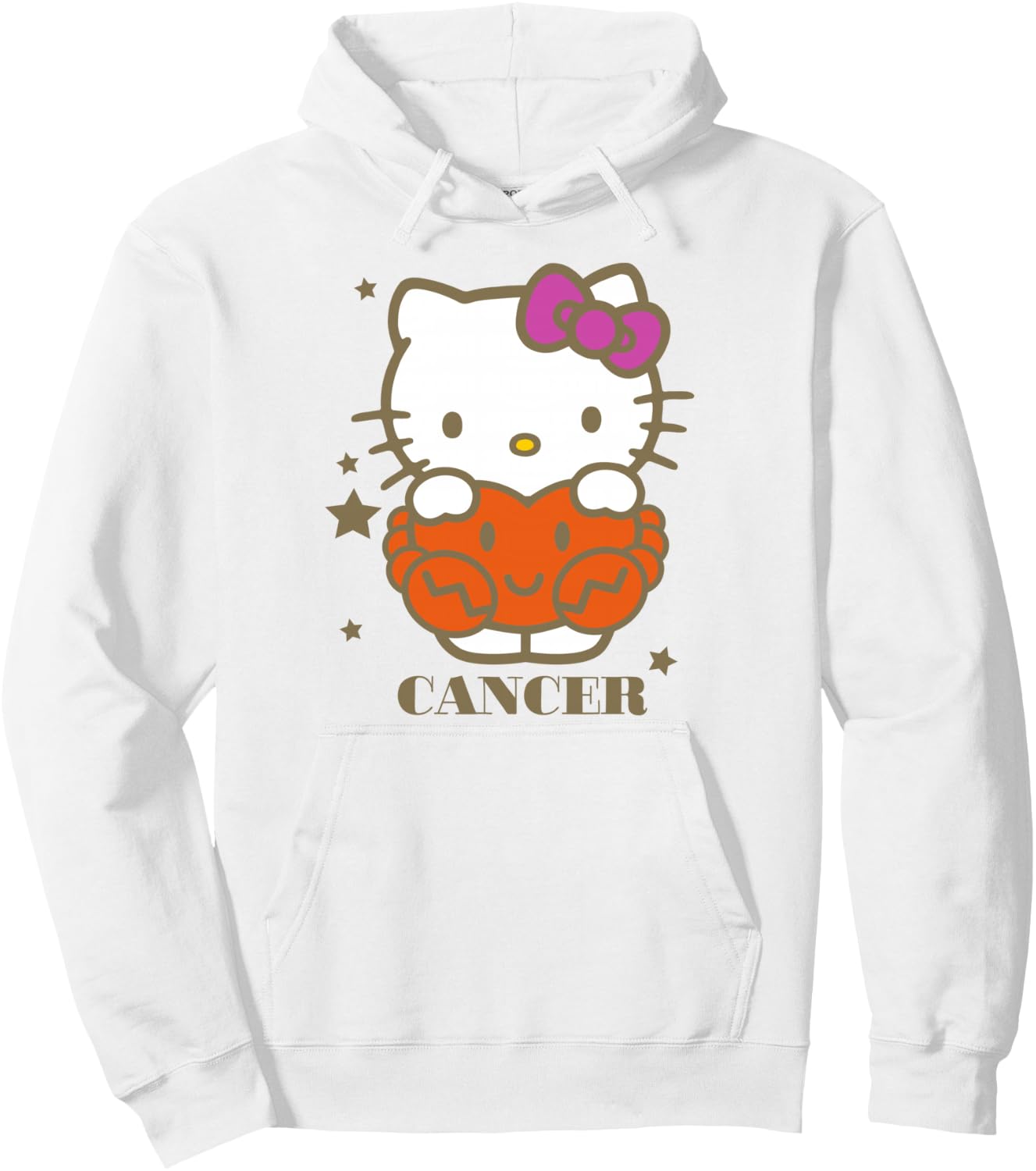 Hello Kitty Cancer Hello Kitty In Crab Costume Zodiac Pullover Hoodie ⋆ ...