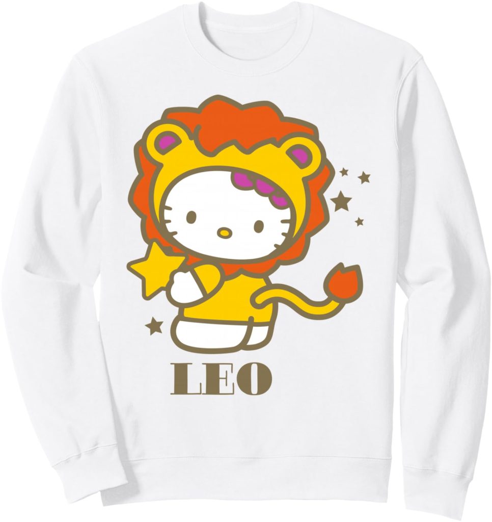 Hello Kitty Leo Hello Kitty In Celestial Lion Costume Zodiac Sweatshirt