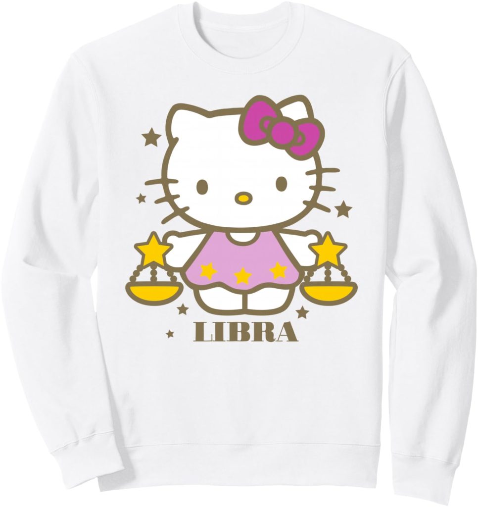 Hello Kitty Libra Hello Kitty In Balance Costume Zodiac Sweatshirt