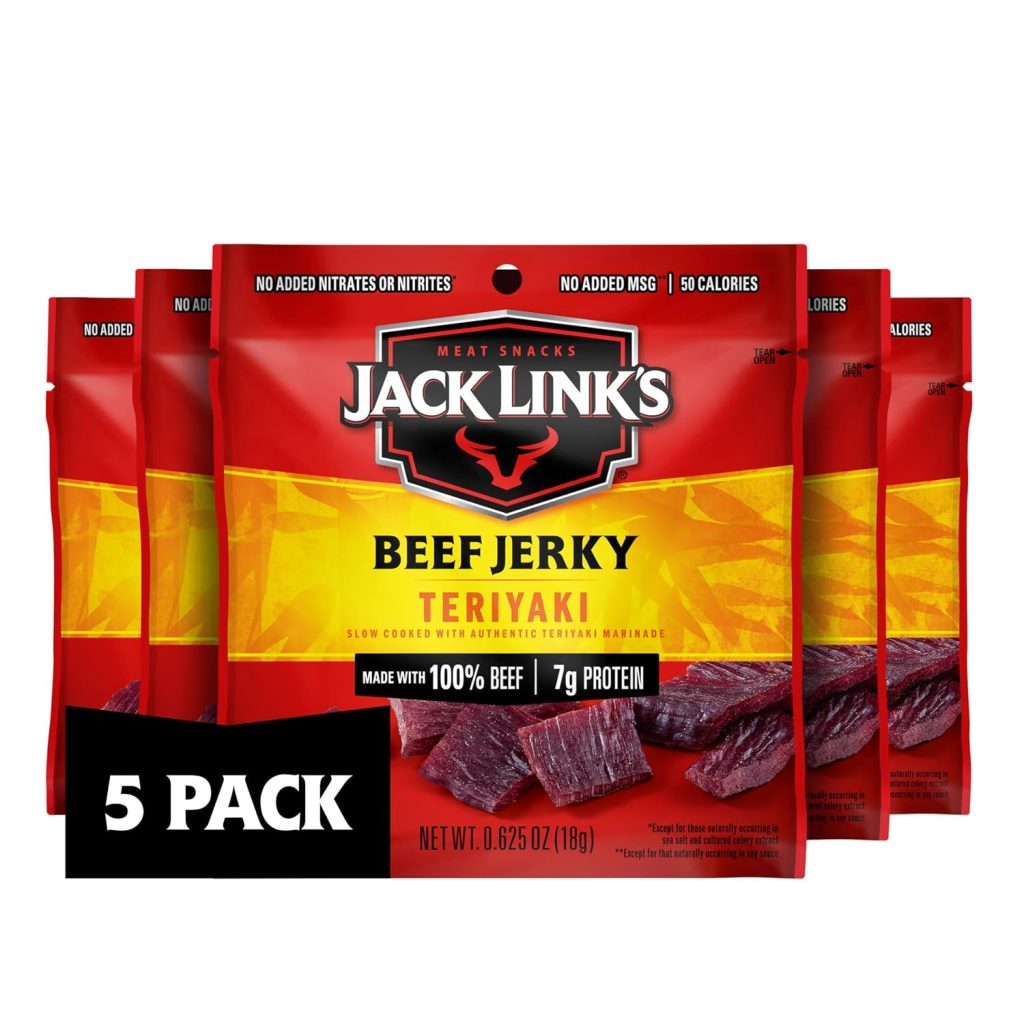 Jack Link's Teriyaki Beef Jerky Multipack - (5 Pack) 0.625 oz