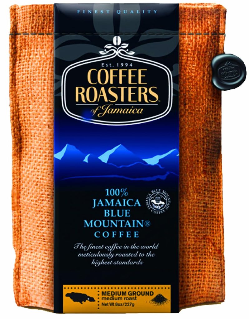 Jamaica Blue Mountain Coffee 8oz Ground, 10 packs