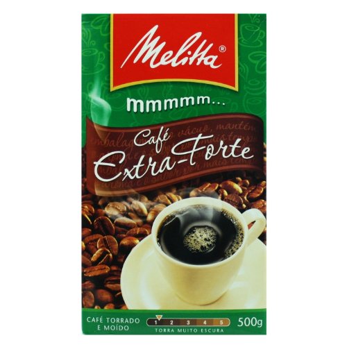 Melitta Extra Strong Roasted Coffee - 17.6 oz | Café Extra-Forte Melitta - 500g - (PACK OF 24)