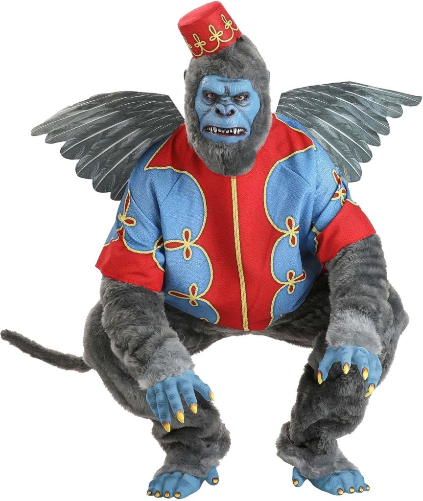 Plus Size Deluxe Flying Monkey Costume with Shirt, Pants, Mask, and Accessories | Oz Story Character for Halloween