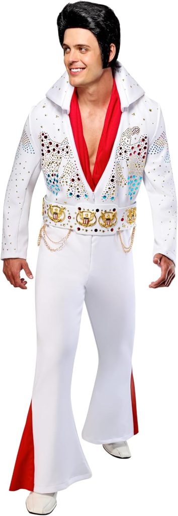 Rubies at Party City Elvis Presley: Elvis Presley Costume for Adults, Mens Costume