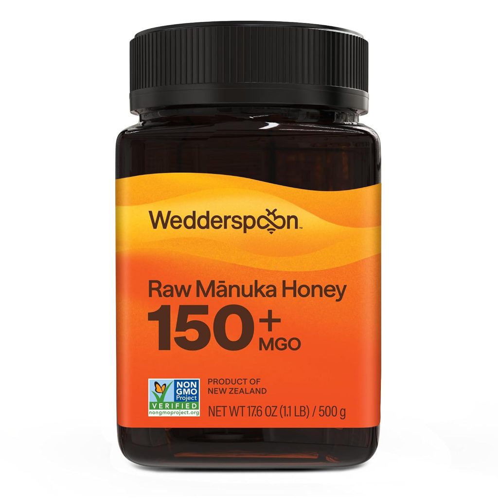 Wedderspoon Raw Manuka Honey 150+ MGO, 17.6 Oz