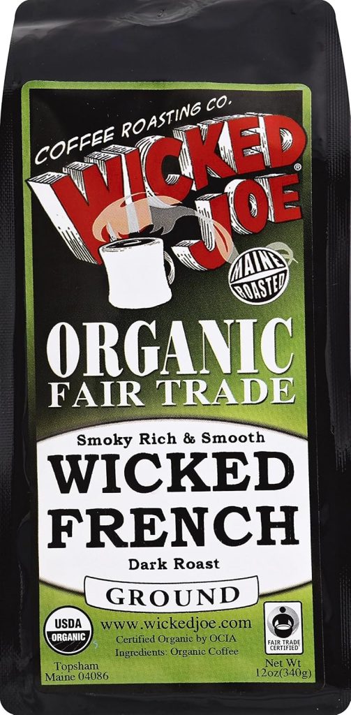 Wicked Joe Coffee Wicked French Dark Roast, 12 Ounce (Pack of 6)