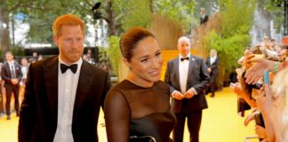 Disney Lion King London Premiere Harry Duke Sussex Meghan Duchess Sussex