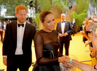 Disney Lion King London Premiere Harry Duke Sussex Meghan Duchess Sussex