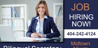 Atlanta Se Busca Secretaria Bilingue Hiring Secretary