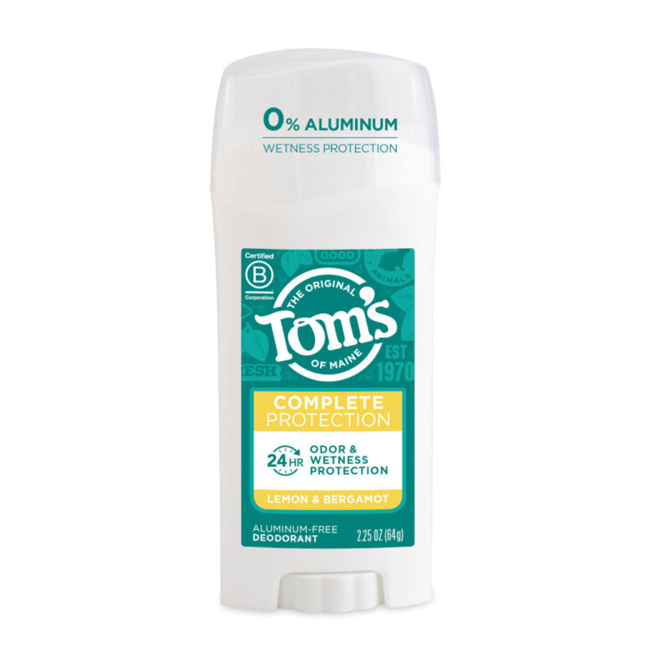toms complete lemon bergamot deoderant