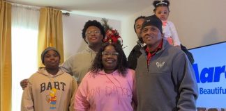 Falcons legend marks milestone by giving away 250th home for single mom