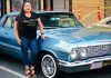 Las latinas 'lowriders' se abren camino en la cultura de autos