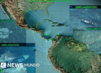 Los mapas que muestran por dónde viaja la droga desde América Latina hasta EE.UU. (y cuánta llega por el Caribe)
