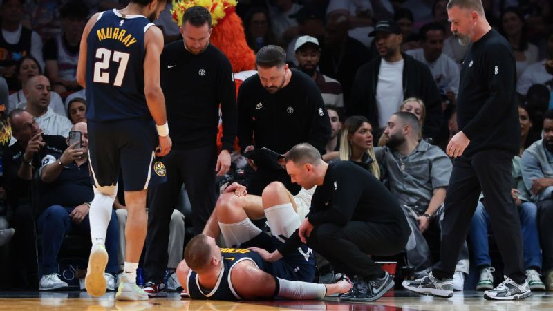 Nikola Jokic es baja 4 semanas por hiperextensión de rodilla