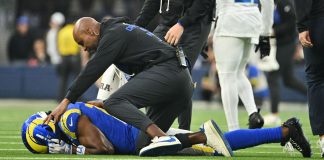 Rams perdieron por lesión al receptor abierto Davante Adams