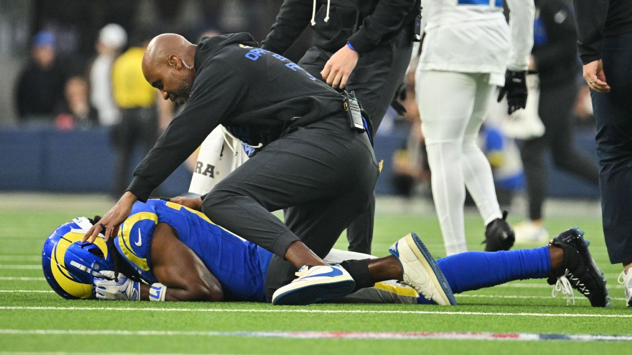 Rams perdieron por lesión al receptor abierto Davante Adams