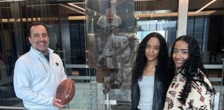 Where did the Staubach-Pearson 'Hail Mary' football end up?