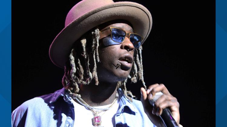 Young Thug proposes to Mariah The Scientist during Atlanta benefit concert