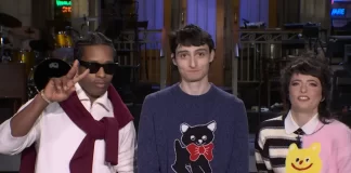 ASAP Rocky Approves of Dirty Joke of Finn Wolfhard's Name in 'SNL' Clip