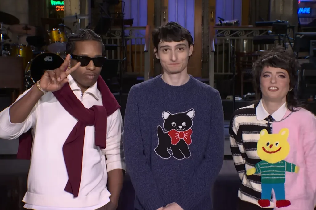 ASAP Rocky Approves of Dirty Joke of Finn Wolfhard's Name in 'SNL' Clip