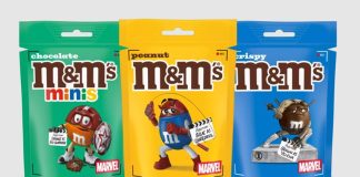 M&M announces limited-edition Marvel superhero packs