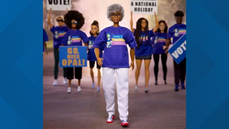 Opal Lee, the grandmother of Juneteenth, honored with Barbie doll as part of 'Inspiring Women' series