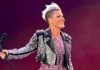 Singer Pink spends New Year's Eve in hospital
