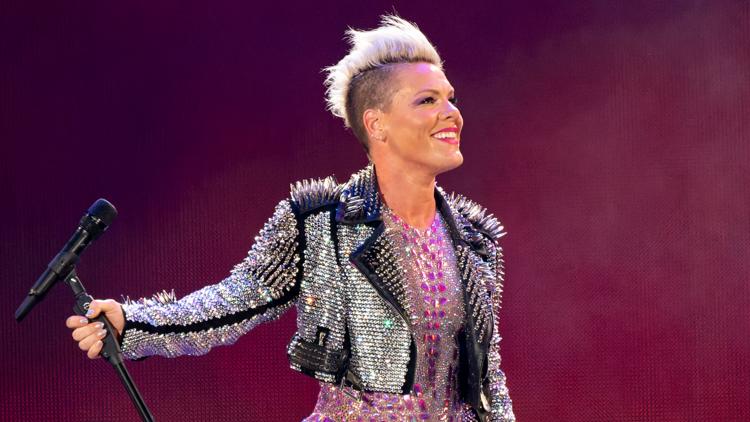Singer Pink spends New Year's Eve in hospital