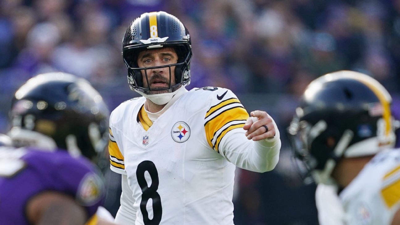 Steelers QB Aaron Rodgers, 42, to ponder future after season