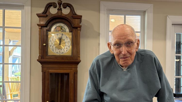 The Man Behind a Clock's Chime | Knoxville man fixes The Man Behind a Clock's Chime | Knoxville man fixes grandfather clock in retirement community