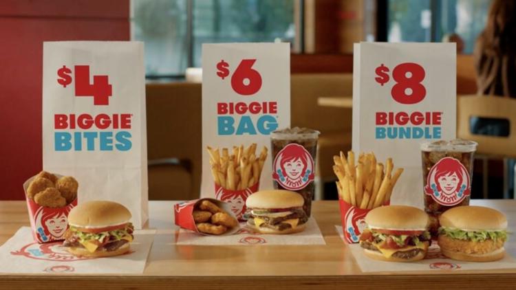 Wendy's introduces new Biggie Deals menu with meals as low as $4