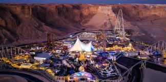 World’s tallest, fastest, longest roller coaster opens at new Six Flags park in Saudi Arabia