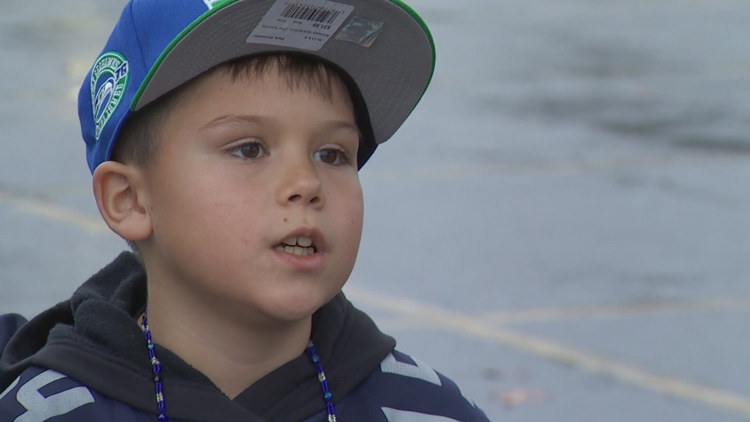 An 8-year-old lost his signed football at the Seahawks Super Bowl parade. An Army sergeant wanted to help.