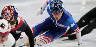 Did Team USA's Kristen Santos-Griswold win gold in speedskating?