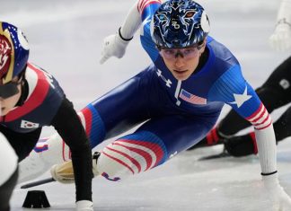 Did Team USA's Kristen Santos-Griswold win gold in speedskating?