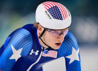 Did US speedskater Jordan Stolz win his third gold medal at the 2026 Olympics?