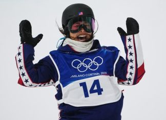 Did U.S. superstar Chloe Kim three-peat in Olympic snowboard halfpipe?