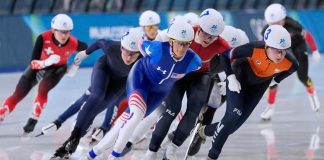 How did Team USA do in the women's speedskating mass start final event?