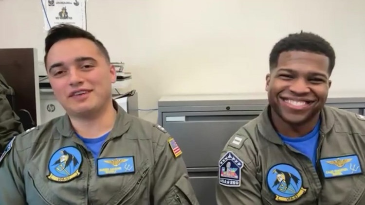 Navy, Air Force pilots make historic joint Super Bowl 60 flyover