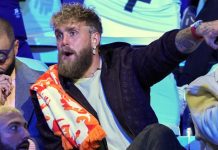 Who is Jake Paul's fiancée? YouTuber-turned-boxer sits in 2nd row at Olympic speedskating